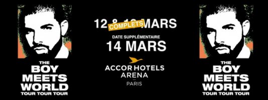 Drake @ AccorHotel Arena Bercy Concerto